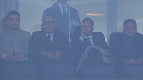 Varandas na tribuna presidencial do Dragão assistir ao FC Porto-Sporting