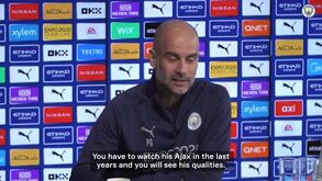 Guardiola elogia chegada de Ten Hag ao Man. United: «É uma alegria ver as equipas dele jogar»