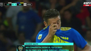 Salvio emociona-se ao marcar pelo Boca Juniors após escândalo com Magali Aravena