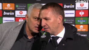 Mourinho interrompe entrevista de Brendan Rodgers para elogiar... o vinho
