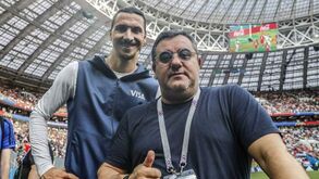 Ibrahimovich visitou Mino Raiola no hospital
