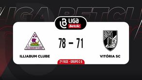 O resumo do Illiabum-V. Guimarães para a Liga Betclic de basquetebol