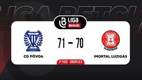 O resumo do Póvoa-Imortal para a Liga Betclic de basquetebol