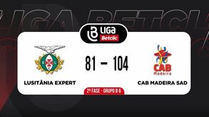 O resumo do Lusitânia-CAB Madeira para a Liga Betclic