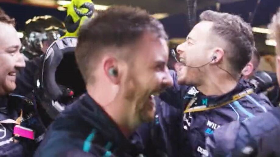 Williams soma primeiro ponto no Mundial de F1 e na box a festa parecia de conquista do título