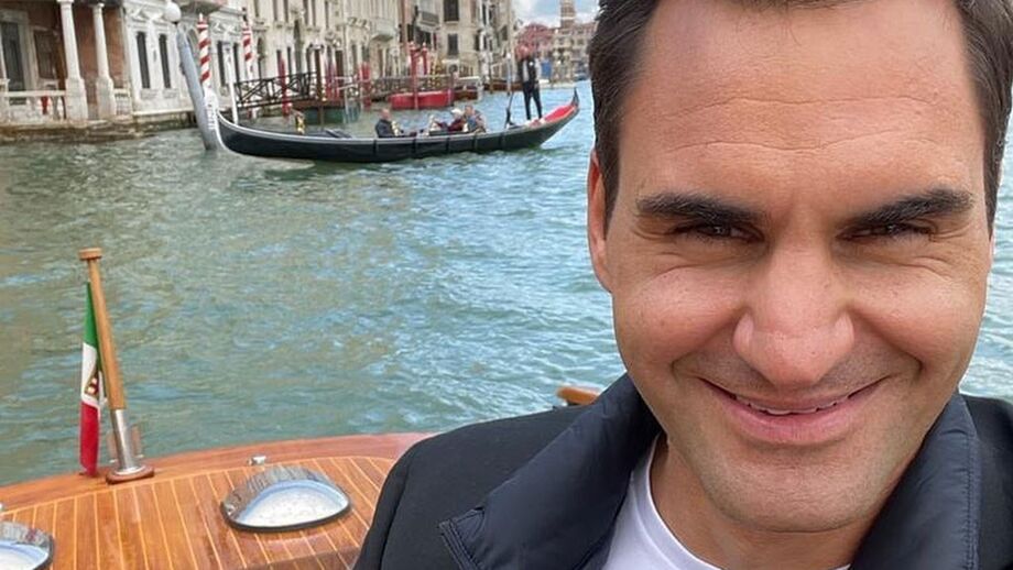 Roger Federer vive vida doce em Veneza