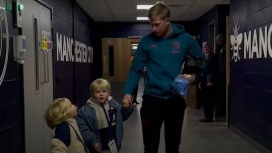 Médio do Manchester City partilhou o vídeo nas redes sociais