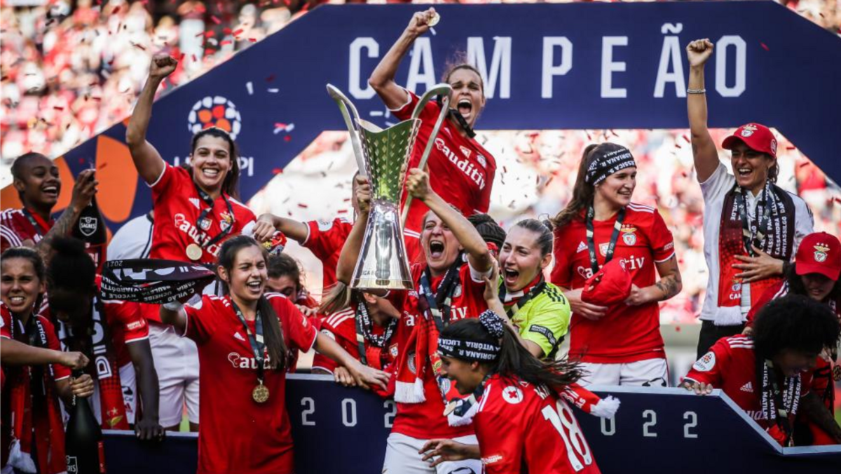 Futebol feminino: Benfica dá 20-0 na Taça e já leva mais de 100