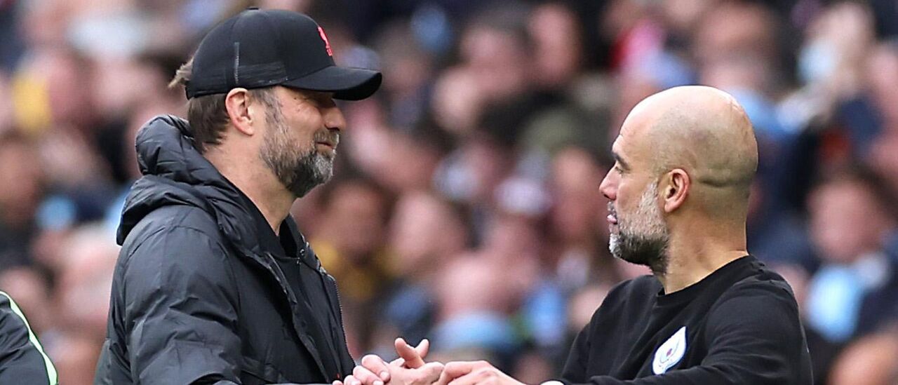 Klopp e Guardiola lutam  palmo a palmo pela  conquista da Premier
