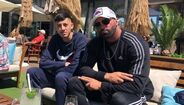 Renato com o pai, Marco
