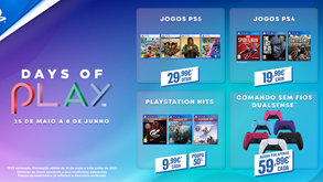 Days of Play arranca na PlayStation Store e nos pontos de venda habituais