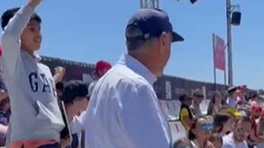 Marcelo Rebelo de Sousa no Estoril Open a apoiar dupla portuguesa