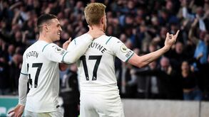 De Bruyne fez hat trick em 24 minutos e celebrou à Haaland