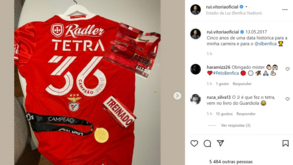 Rui Vitória recorda 'tetra': «Cinco anos de uma data histórica para a minha carreira e para o Benfica»