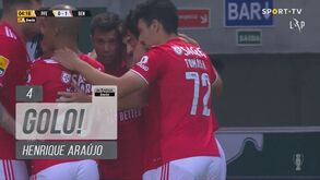 Henrique Araújo colocou assim o Benfica a vencer em Paços de Ferreira