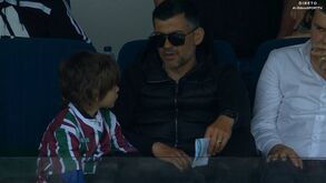 Sérgio Conceição assiste ao jogo do filho na Amadora