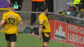 O golo madrugador de Pedro Neto que silenciou Anfield logo aos três minutos de jogo