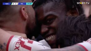 As três assistências de Rafael Leão frente à Sassuolo no jogo que deu o título ao Milan