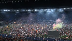 Olímpico de Roma a transbordar com êxito da equipa de Mourinho