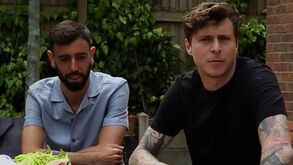 Bruno Fernandes e Lindelof juntos em campanha de recolha de fundos da UNICEF a favor de crianças e famílias ucranianas
