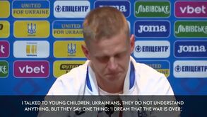 Emocionante: Zinchenko em lágrimas na antevisão ao Escócia-Ucrânia