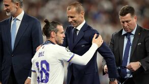 Gareth Bale viajou para Portugal depois de conquistar a Liga dos Campeões