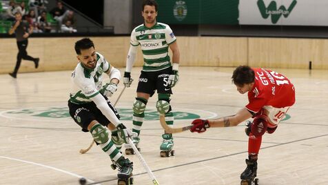 Hóquei: Benfica vence e continua empatado com o Sporting na frente