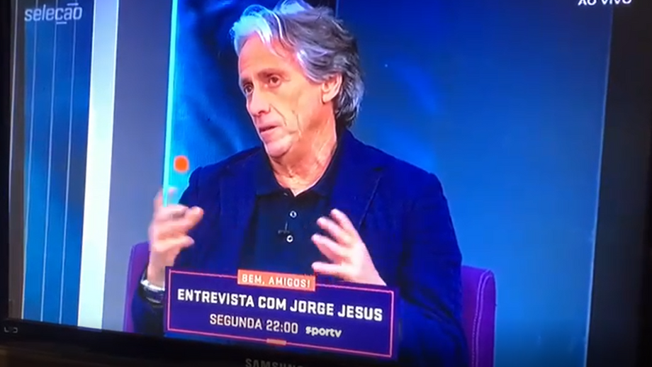 Canal brasileiro SporTV revela 'teaser' da entrevista que o treinador português vai dar na segunda-feira (9)