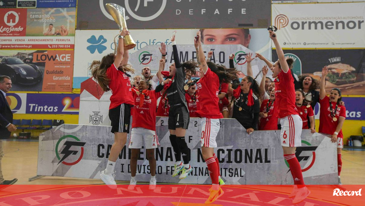 Benfica sagra-se pentacampeão de futsal feminino