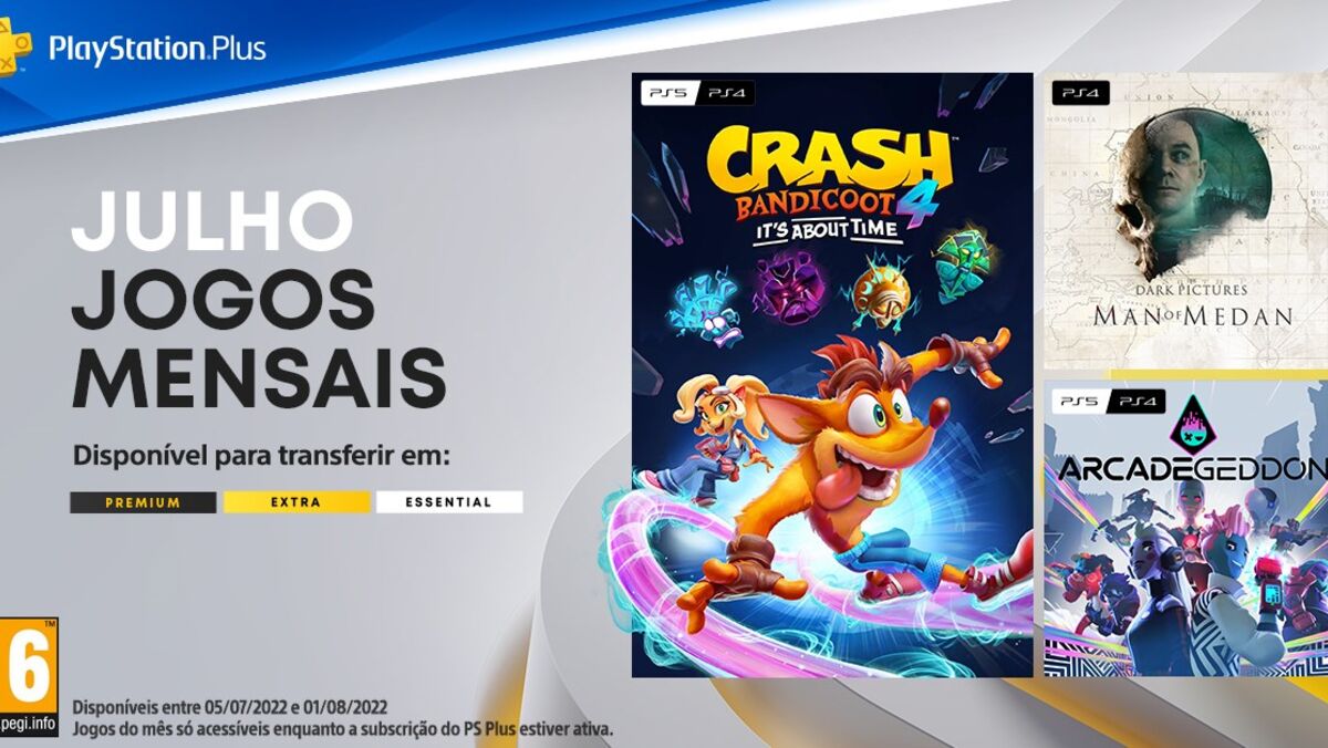 PS Plus: Aqui estão os jogos do mês de julho - Record Gaming - Jornal Record