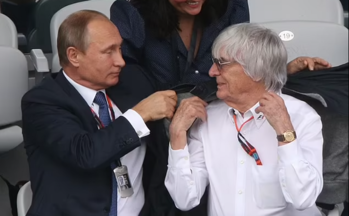 Bernie Eccleston com Putin