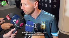 Messi após a Finalíssima ganha pela Argentina: «O primeiro golo mudou o jogo»