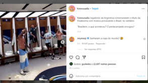 Neymar 'pica' os argentinos: «Ganharam o Mundial?»
