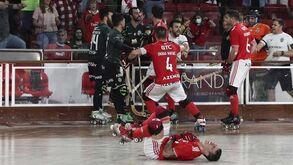 Tiros e quatro adeptos do Benfica detidos em confrontos entre adeptos durante dérbi de hóquei