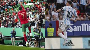 Voltou a rivalidade do século: Ronaldo e Messi inspirados deixam assim a lista dos goleadores por seleções