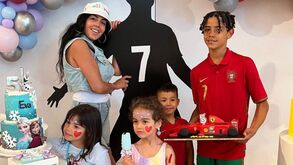 Filhos de Ronaldo celebram golos do pai em dia de aniversário dos gémeos 