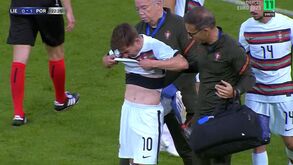 Francisco Conceição lesiona-se nos Sub-21 e deixa relvado em lágrimas 