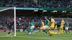 Ucrânia foi feliz na Irlanda