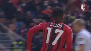 Marcou muito mas também assistiu: Rafael Leão em destaque nas melhores assistências no Milan esta época