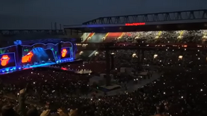Rolling Stones foram a Anfield e foi cantada uma música (em uníssono) que não estava no alinhamento