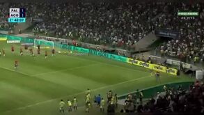 A incrível recuperação do Palmeiras: equipa de Abel marca quatro golos em... 7 minutos