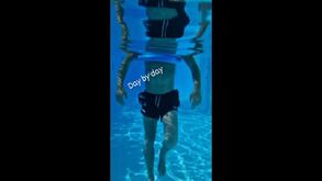 Ibrahimovic partilha imagens da recuperação à grave lesão no joelho esquerdo