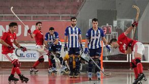 Benfica vence FC Porto na Luz e título de hóquei em patins vai ser decidido na 'negra'