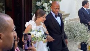 Dos testes médicos no Benfica para a igreja: as imagens do casamento de João Mário