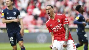 Darwin Núñez integra o onze do ano da Liga