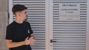 Portista Vitinha vê campo de futebol batizado com o seu nome: «É uma responsabilidade enorme»