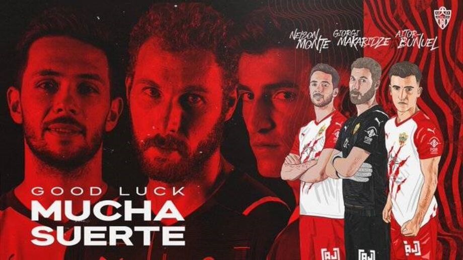 Nélson Monte na lista de dispensados do recém-promovido Almeria