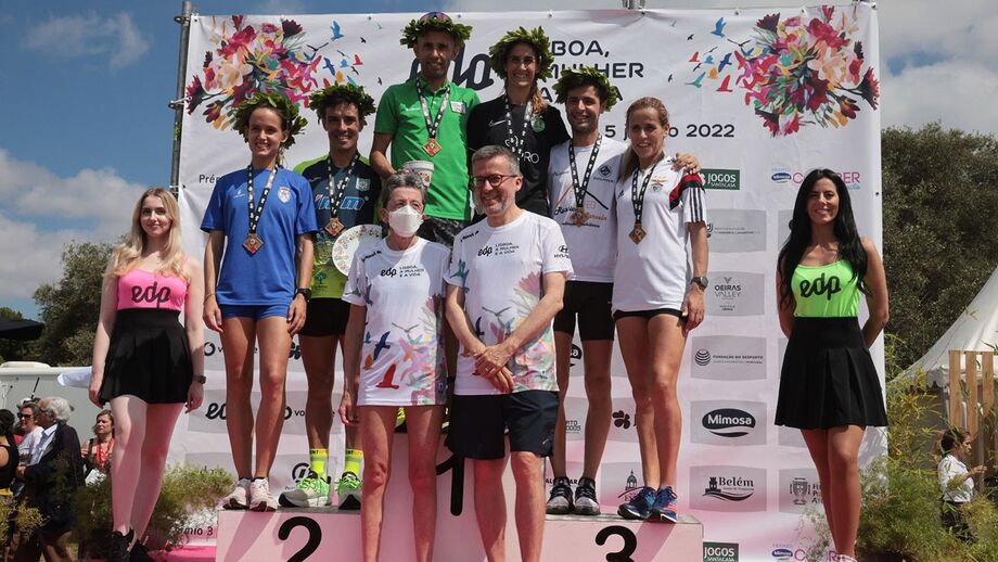 Sara Moreira e Hermano Ferreira vencem Corrida EDP Lisboa a Mulher e a Vida