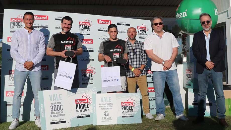 Rocha e Valverde ficam com a coroa no Record Padel Challenge Sponsored By Intimissimi Uomo