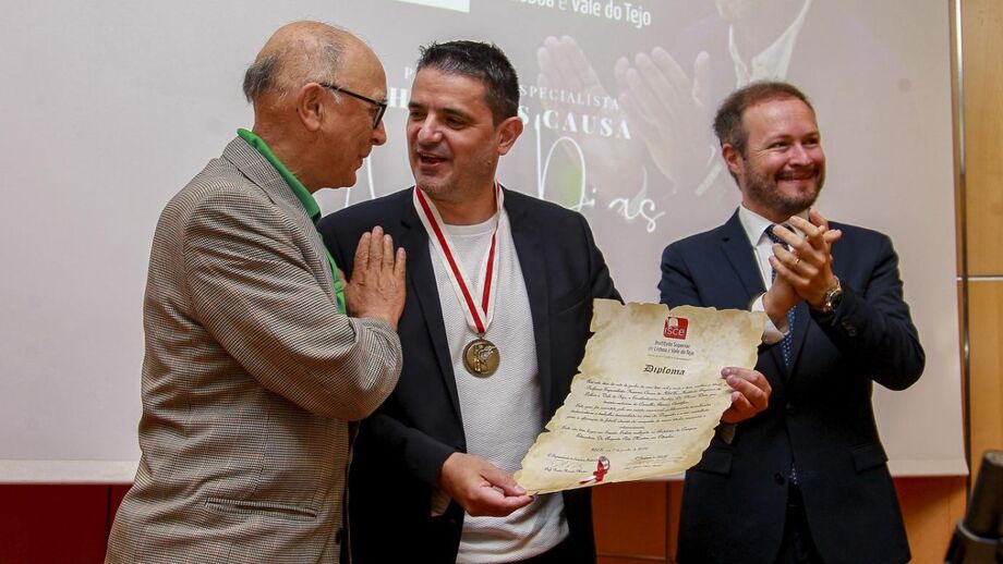 Nuno Dias homenageado pelo ISCE: «Dá-me responsabilidade de não querer parar por aqui»